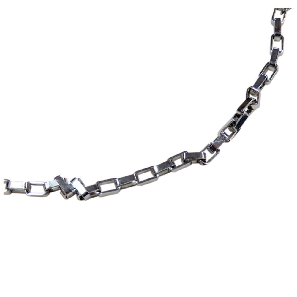 Inox Stainless Steel Polished Rectangular Box Chain - Picture 2 of 3